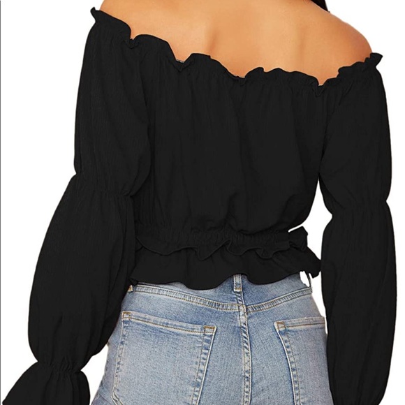 Off the shoulder ruffle top - Picture 2 of 4